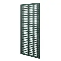 Treillis renforcé en bois maille carrée 1m x 2m - Vert  Treillis renforcé en bois maille carrée 1m x 2m - Vert